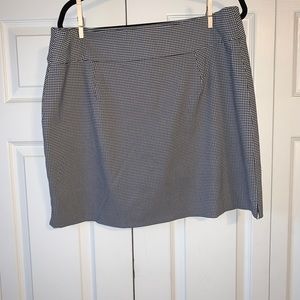 Charter Club Pant Shop Black & White Skort size 16